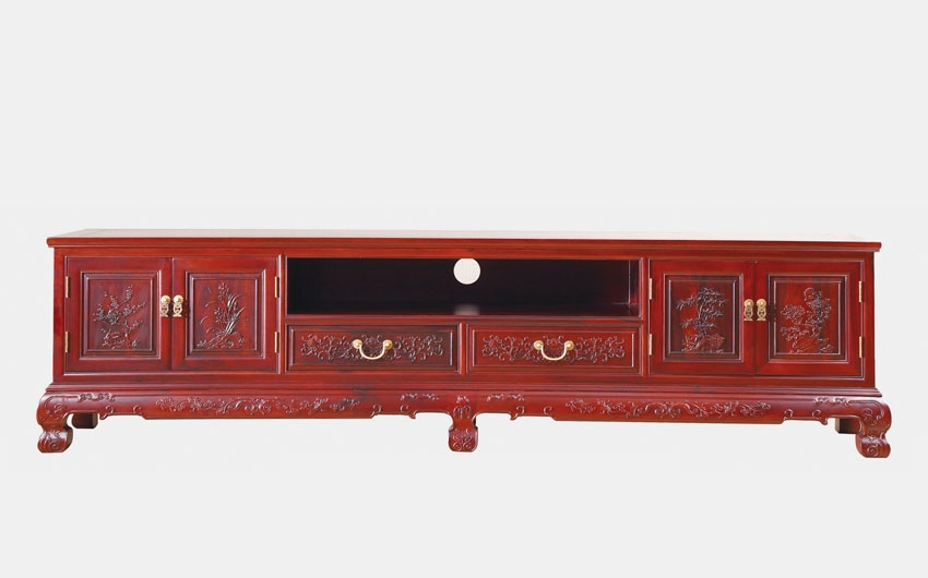 四門二抽電視柜