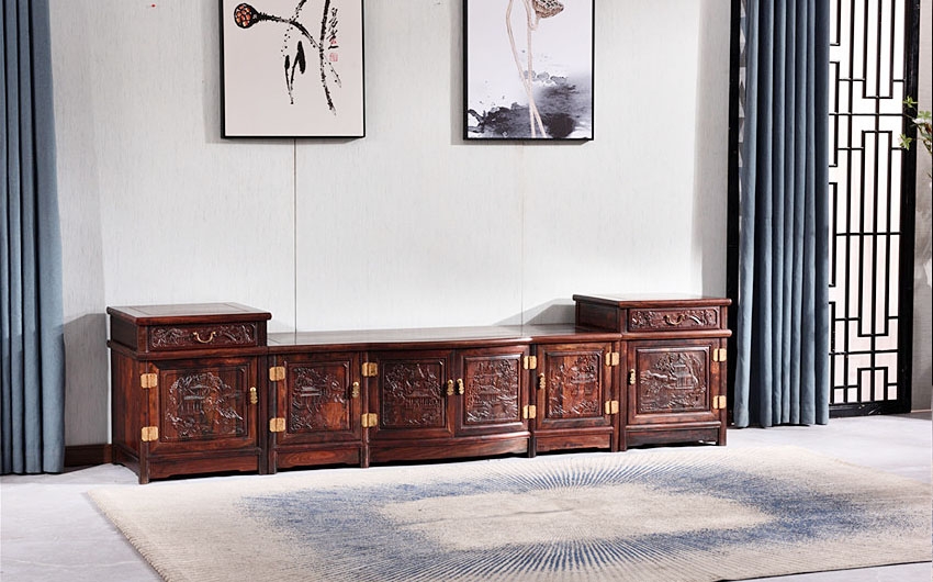 三組合山水電視柜