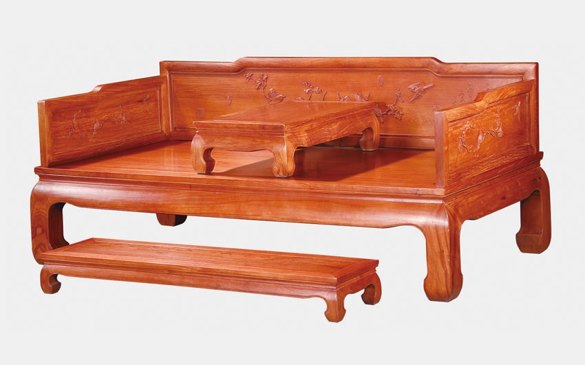 檀雕羅漢床