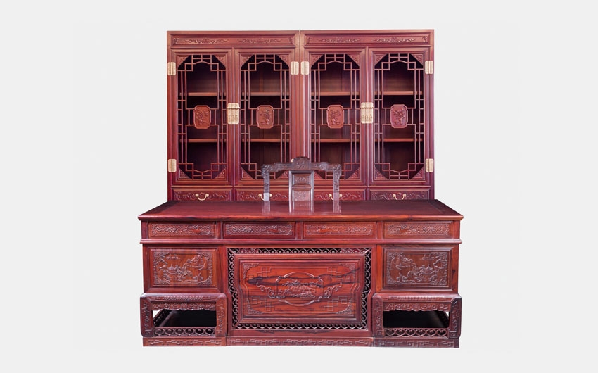 漢宮書桌書柜