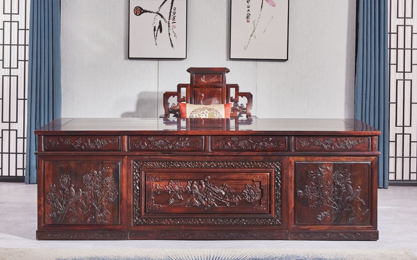 花鳥(niǎo)大班臺(tái)