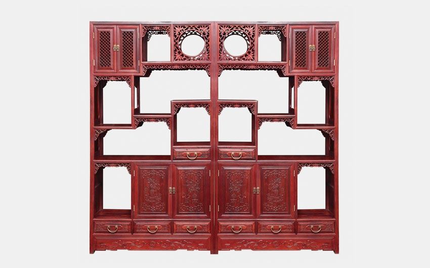 雙面仿古博古架