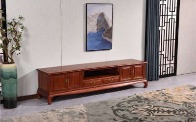 2米2內踩珠四門兩抽電視柜