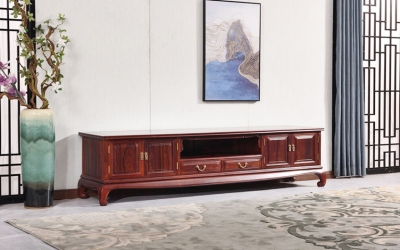 2米2內踩珠四門兩抽電視柜